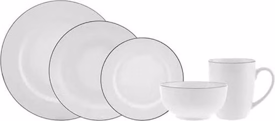 Set da tavola da 30 pezzi per 6 persone in stile elegante