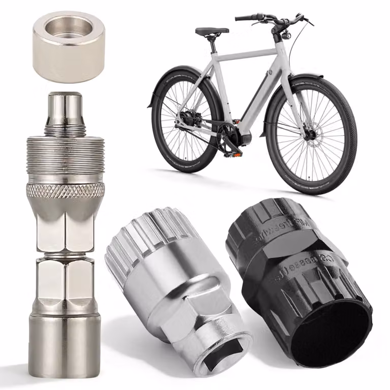 Set di 4 utensili per bicicletta per la manutenzione e la riparazione