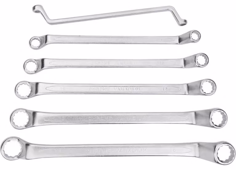 NEO TOOLS Chiavi ad anello piegate 6-32 mm, set di 12 pezzi.