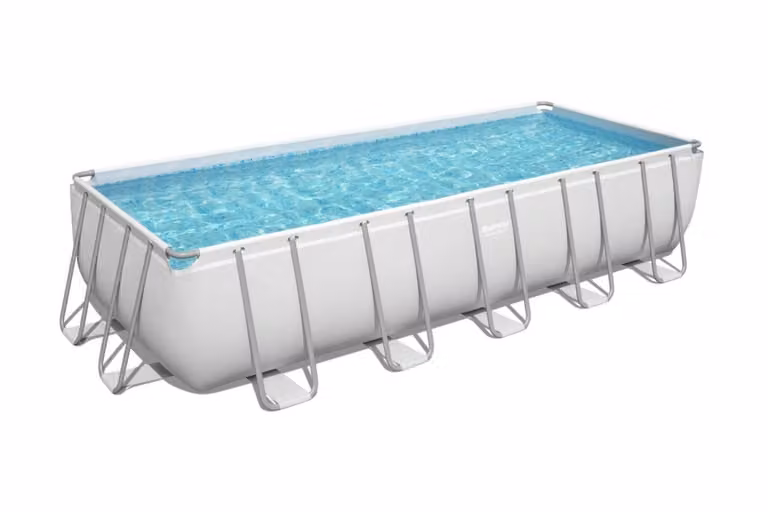 Piscina Power Steel Rettangolare Telaio Portante Cm.640X274X132H. - kg.140,0 - lt.19.281 - filtro sabbia (art.5612B)