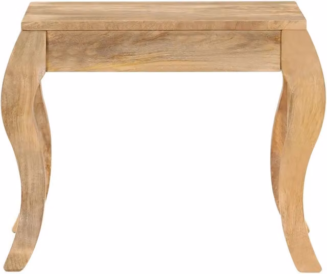 Tavolino da salotto quadrato in legno di mango vintage vidaXL L/P/H: 45 x 45 x 40 cm
