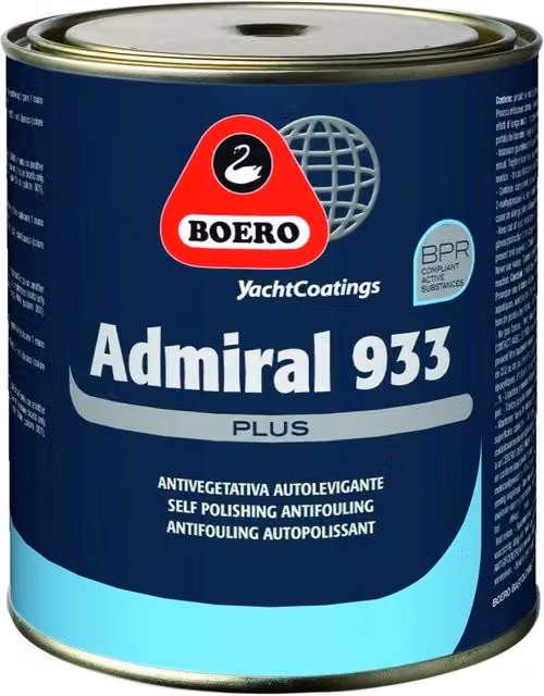 Antivegetativo Boero Admiral 933 Azzurro 5 l