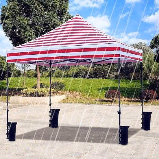 Ibenzoa® Sacchetti stabilizzanti riempibili per tende, gazebo e ombrelloni – Set da 4, forma rotonda, tessuto Oxford 600D con PVC, capacità da 16 a 20 kg, adatti a gambe con diametro da 20 a 50 mm