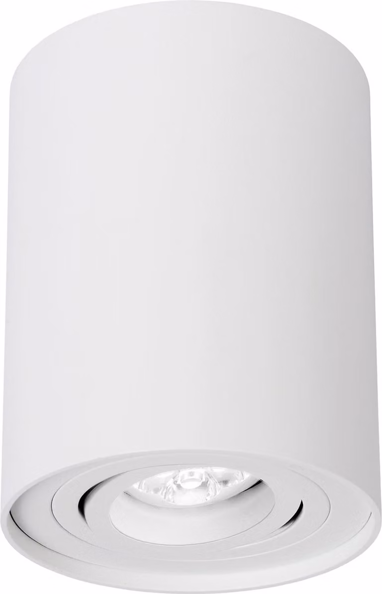 Faretti da soffitto bianchi D-94mm GU10 IP20 rotondi orientabili