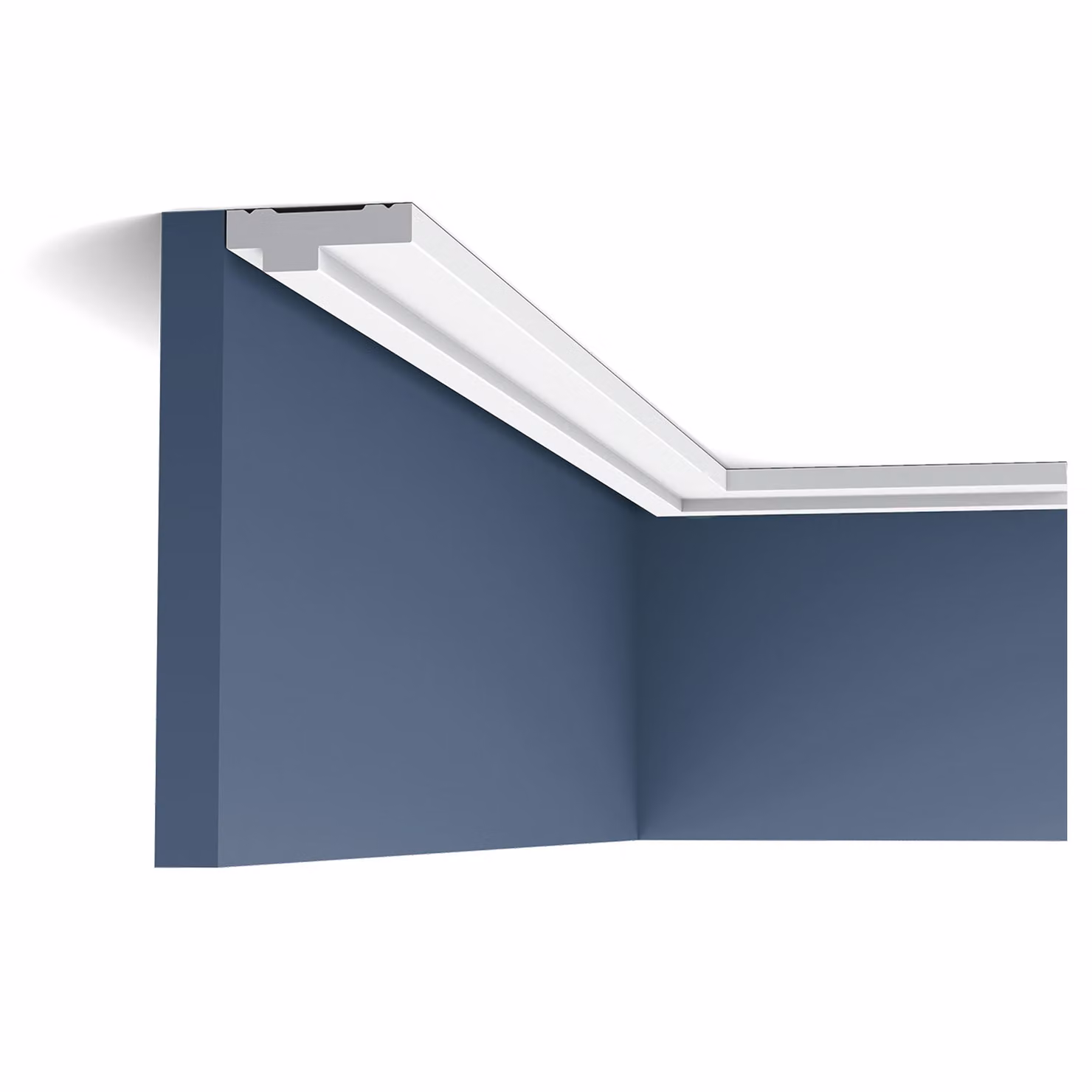 Orac Decor Cx160 Axxent Modanatura decorativa universale Modanatura per profili Modanatura per stucchi decorativi Profilo per pareti Modanatura per soffitto-pavimento | 2 metri