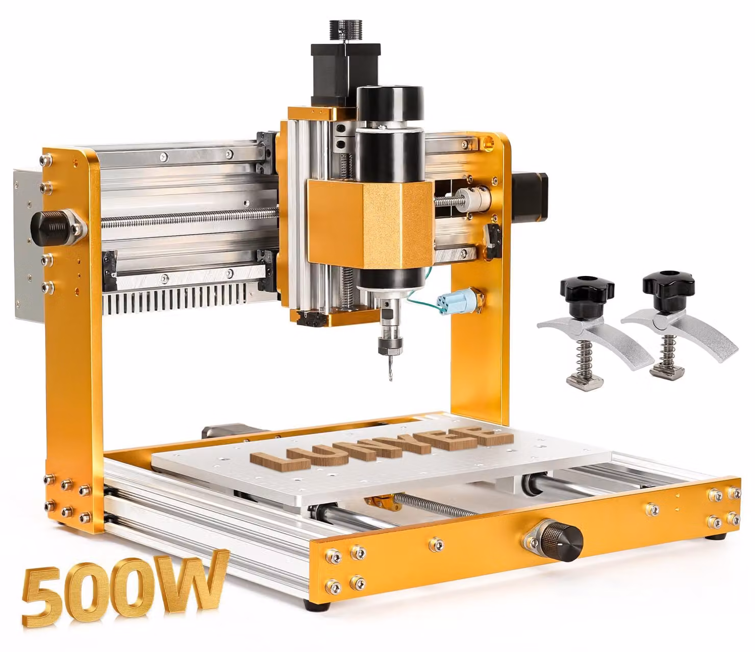 Kit per fresatrice CNC - Mandrino da 500W - 3 assi - Adatta per legno, metallo, acrilico e MDF - Macchina da taglio