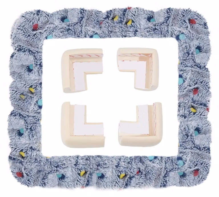 Copertura protettiva adesiva, 9,8 x 9,8 cm, in poliestere, colore blu