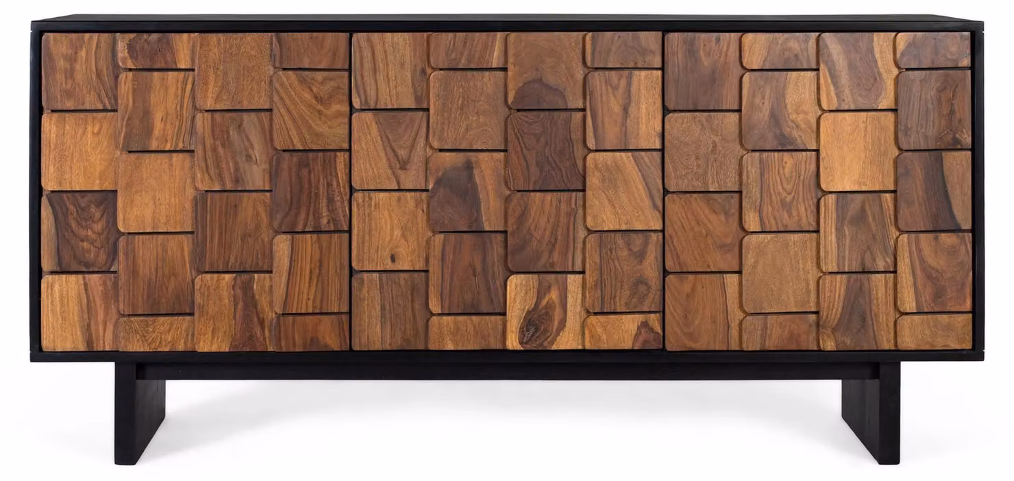 Udaipur Sideboard aus Mangoholz (Sheesam), 75 cm x 160 cm x 40 cm Giner y Colomer
