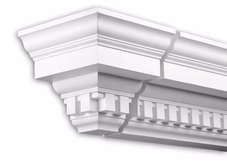 Elemento terminale Profhome 402231 Cornice di facciata in stile classico