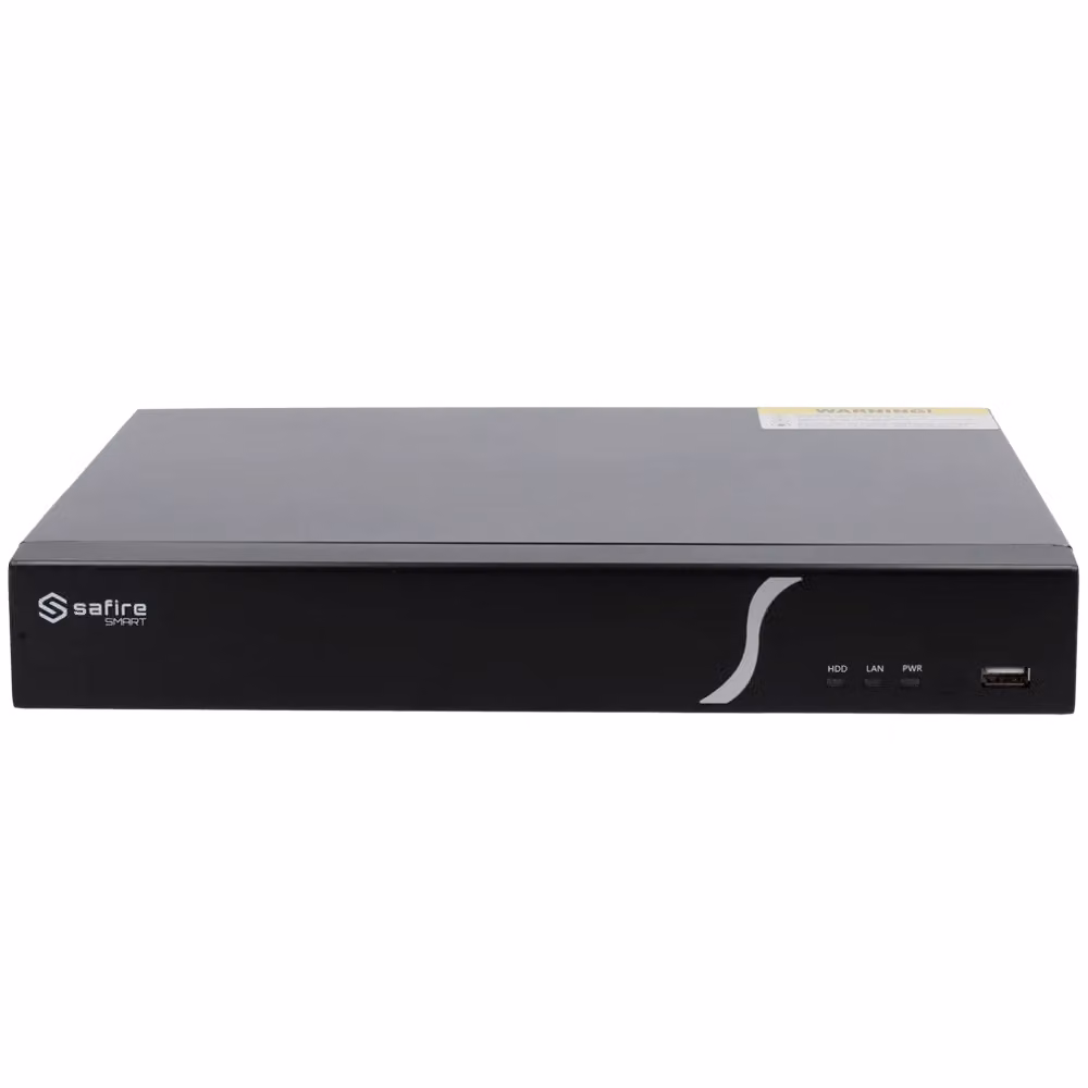 Videoregistratore NVR Safire Smart 4 Canali PoE 8MP 4K Nero – 2