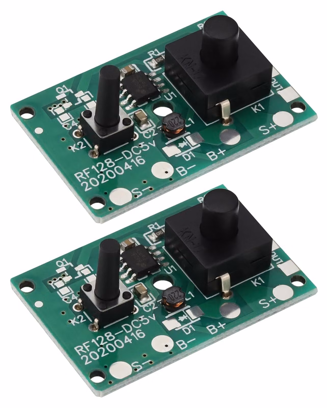 2 luci a LED da 1,2 V alimentate a energia solare, con controller