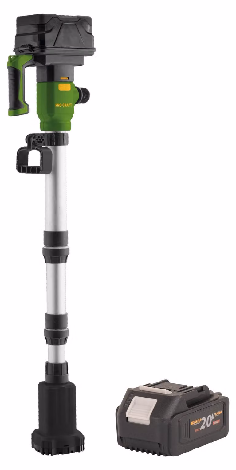 Pompa sommersa a batteria Procraft CPN20bb 20 V 2725 l/h + 1x batteria 4,0 Ah - senza caricabatterie