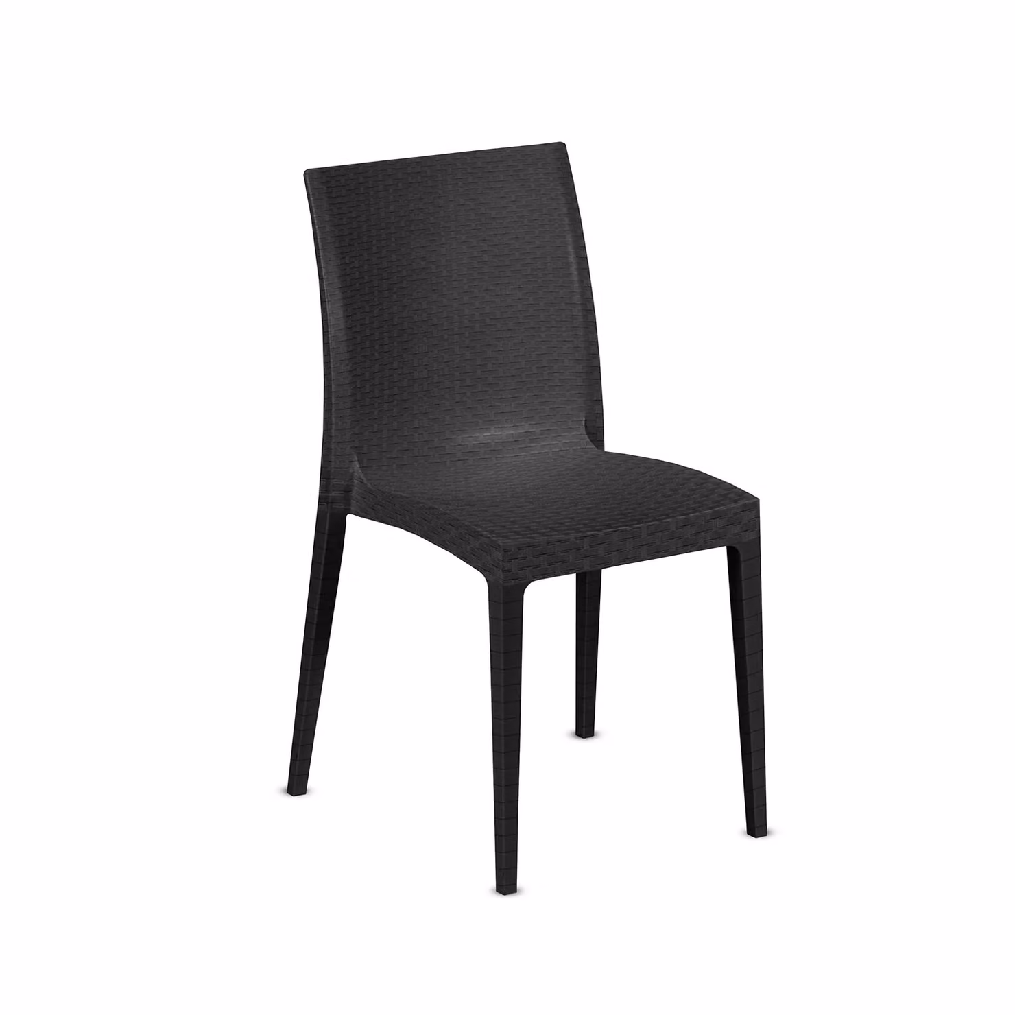 Sedia da giardino PROGARDEN Madam Antracite Linea Contract impilabile H 81 x L 48 x P 42 cm