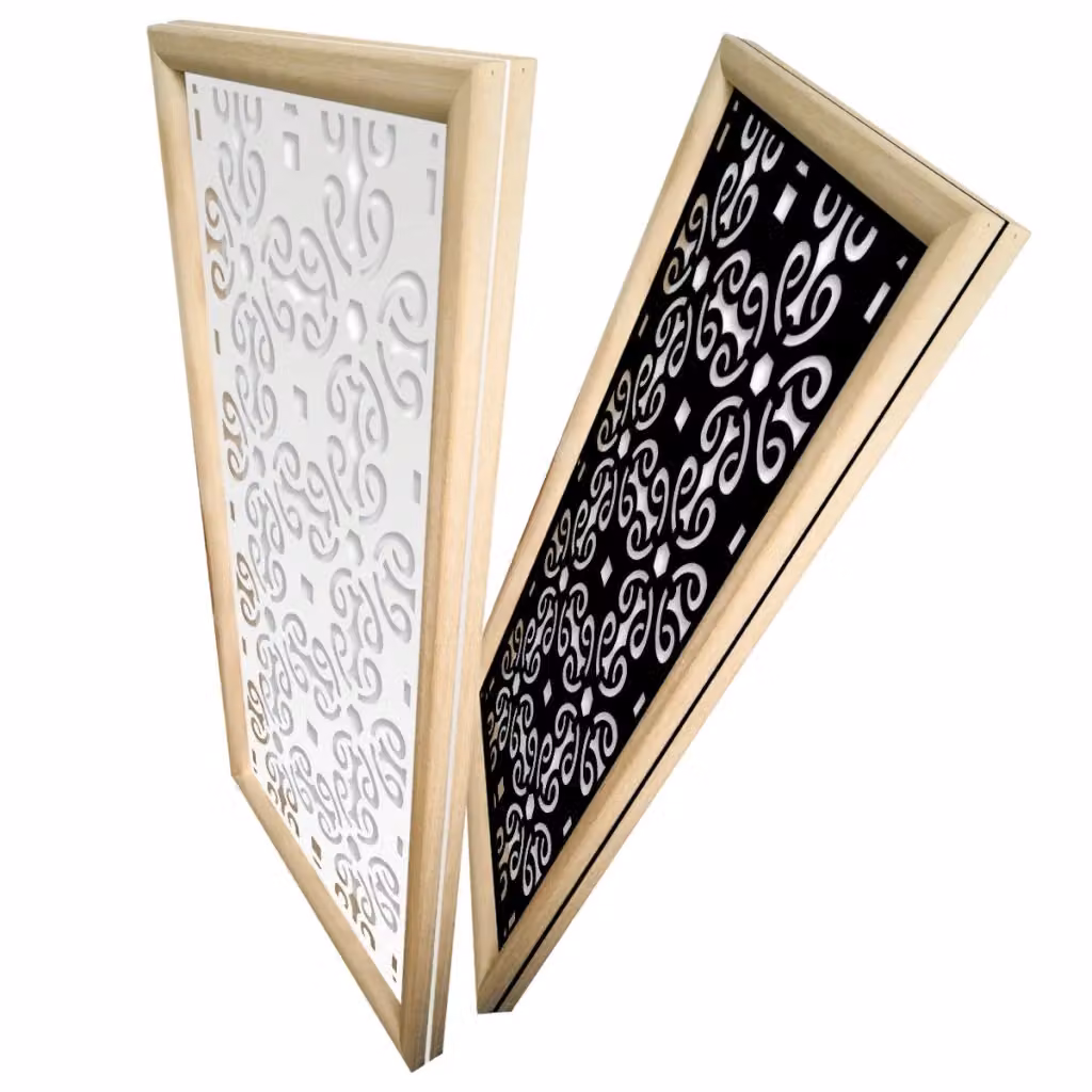 Moduli Decorativi OLD KEY Signorbit in Legno e PVC, Colore Nero, L 73 cm x H 148 cm x P 64 cm – 2