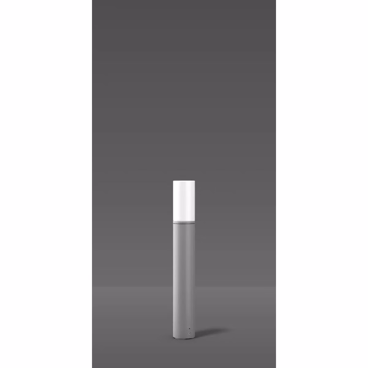 RZB Mega Tube, Lampada da terra per esterni, Argento, Alluminio, IP65, Strada, I