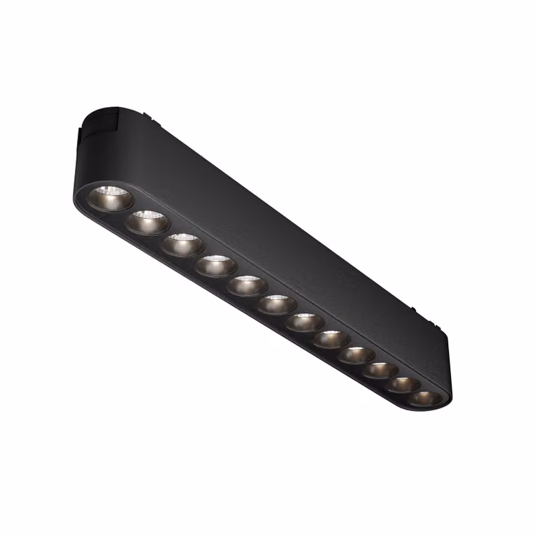 Maytoni apparecchio lineare per sistema di binari magnetici Radity Points LED incl. alluminio nero 12W per cucina, camera da letto, soggiorno