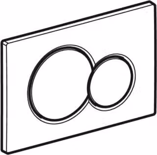 Geberit 115770795 Sigma01 BetPl., per doppio scarico