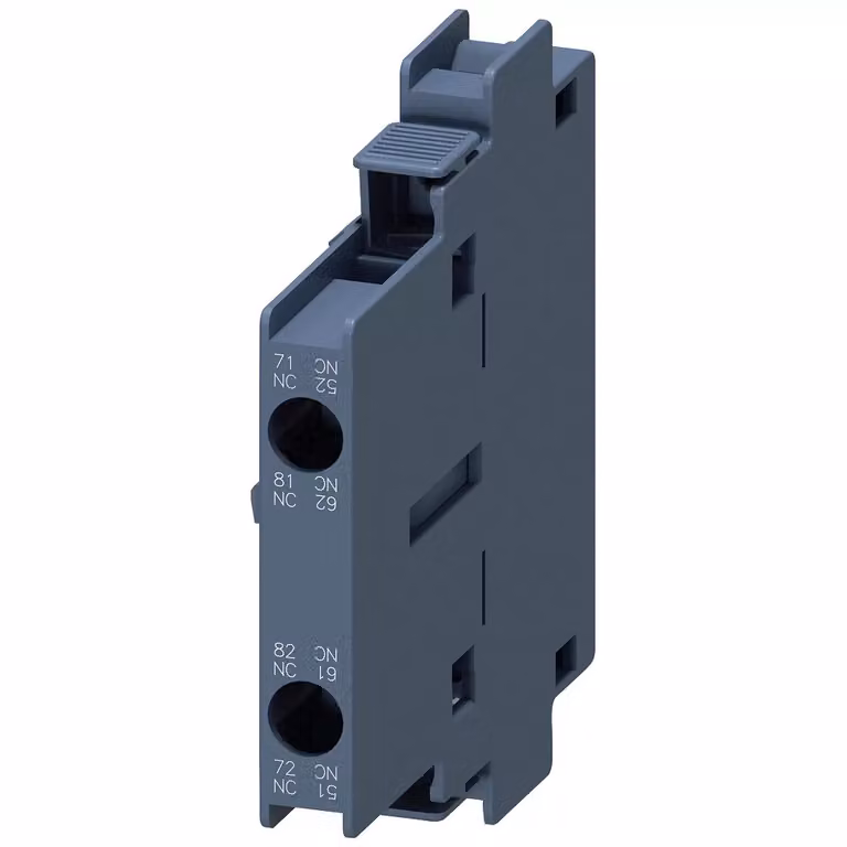 Interruttore ausiliario Siemens 2Ö, DIN EN50005, 10mm, Bgr. S0-S12 per contattori motore, 2 poli 3RH19211EA02