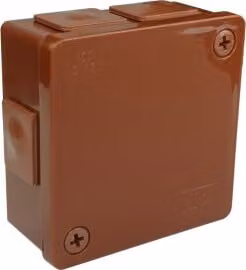Scatola da incasso marrone senza terminale 86x86x40 IP55 Viplast 02202