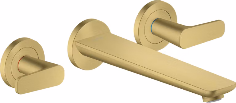 hansgrohe AXOR Citterio C Robinetterie de baignoire 3 trous encastrée pour montage mural, 1 consommateur, 49482950, 49482950