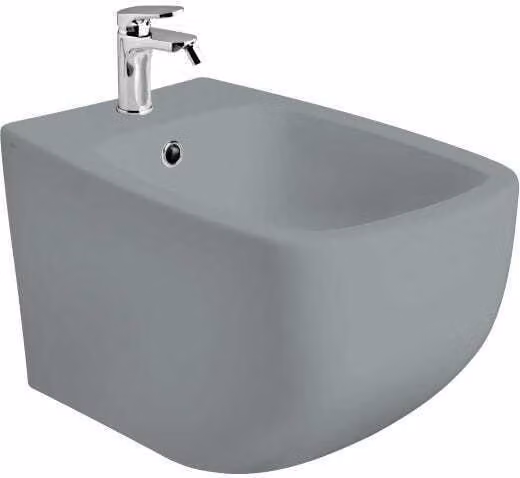 Bidet sospeso grigio opaco | Mozart