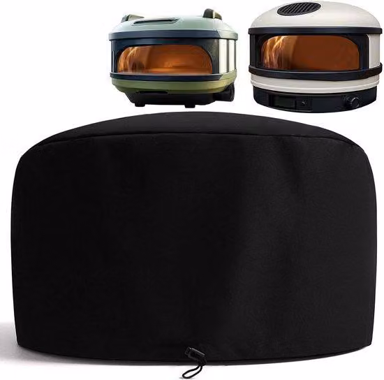 Set per forno a legna da esterno impermeabile, resistente al vento e alle intemperie, resistente ai raggi UV, 53 × 63 × 34 cm