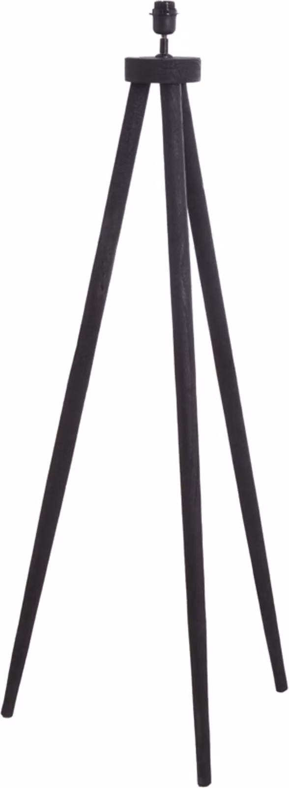 Lampada da terra - nero - ILIAS - legno - apparecchio singolo - E27 - 8215612 - Light & Living