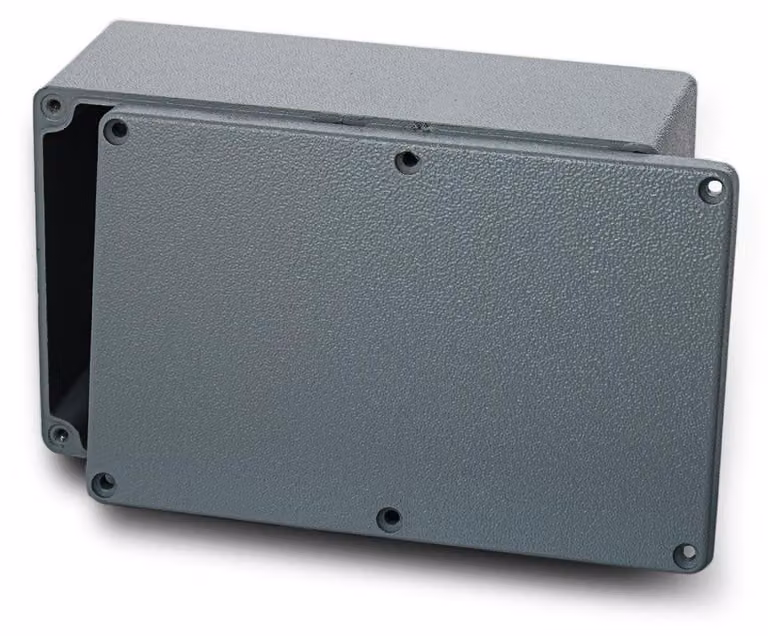 Alloggiamento in alluminio, dimensioni 188x120x78 mm, grado di protezione IP66, per applicazioni industriali