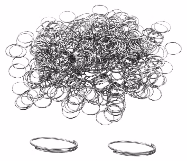 Mini-rondelle di fissaggio, 12 mm, 800 pezzi, acciaio inossidabile, colore argento