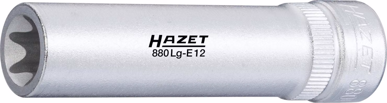 Inserto per chiave a bussola Hazet TORX® 880LG-E14 - Quadrato cavo da 10 mm (3/8 pollici) - Esterno | 880LG-E14