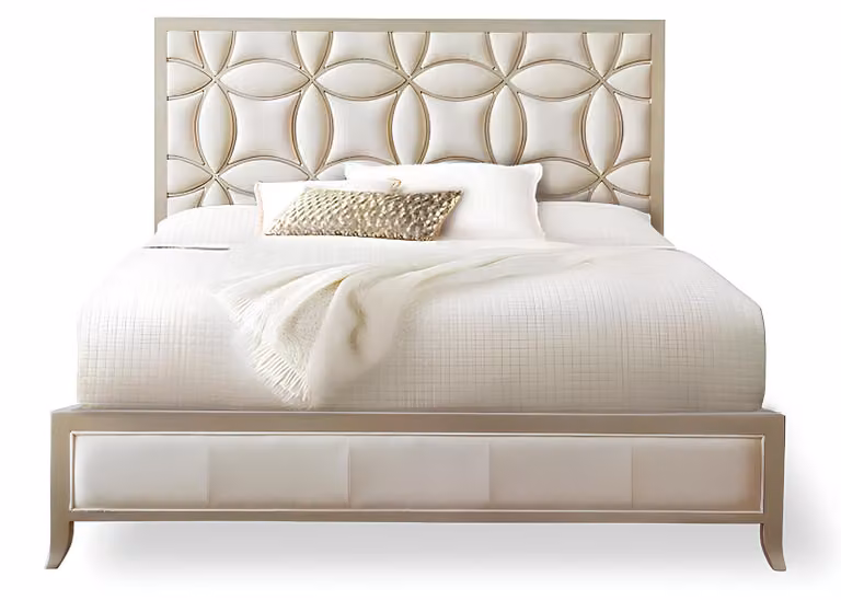 Klassisches Bett Doppelbett Desginer Holz Hotel Polster Betten Textil Ehe