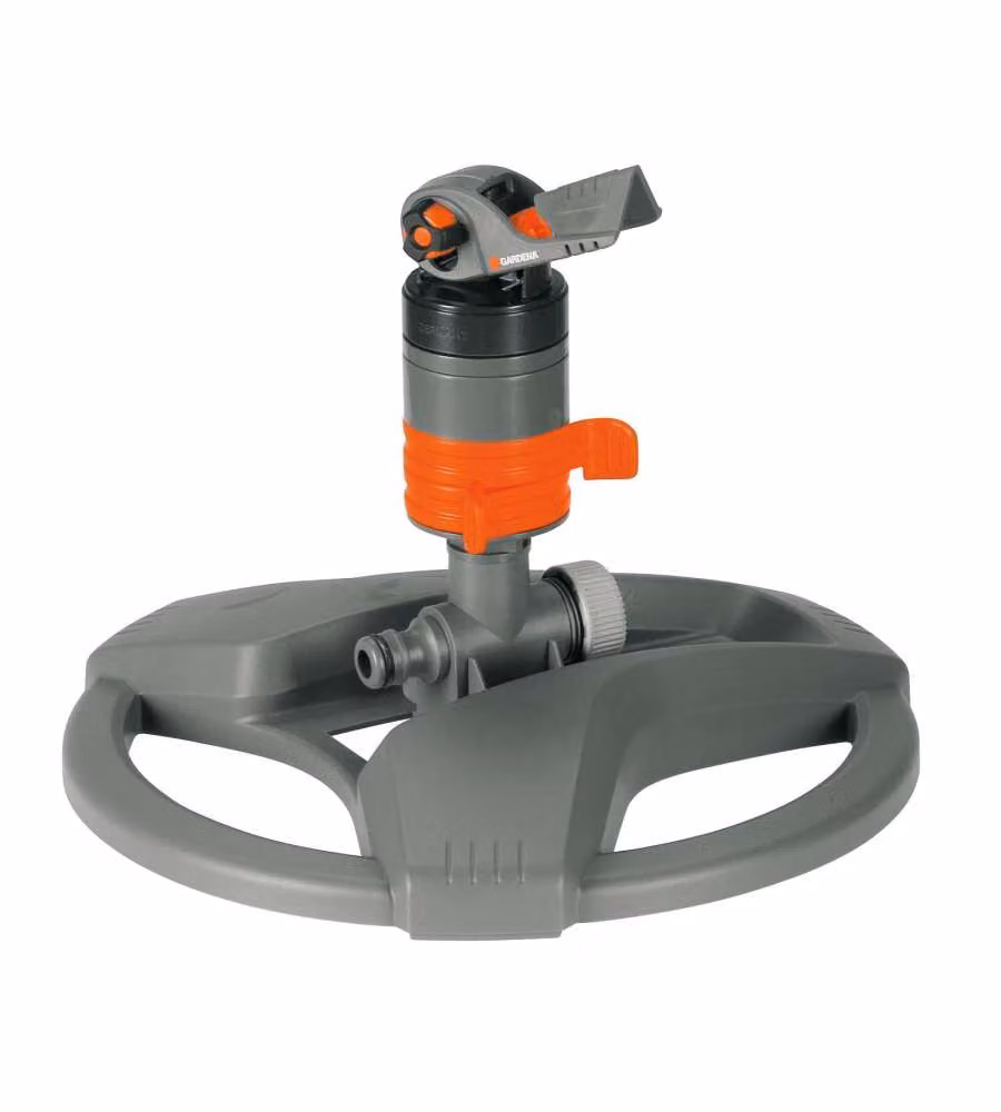 Gardena Irrigatore a turbina Comfort grigio/arancio 450 m² su slitta