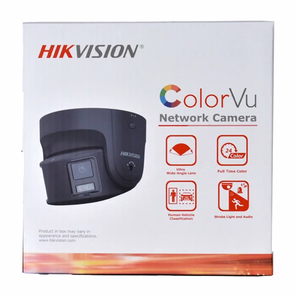 Telecamera IP Hikvision ColorVu, risoluzione 8MP, registrazione a colori 24/7, 8MP nero originale, 4mm