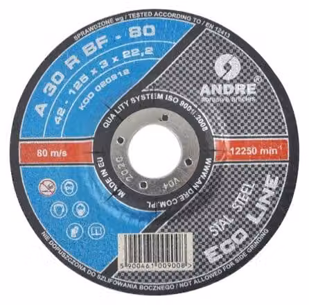 Andre disco in metallo 125 x 3,0 mm Metall eco line a30rbf