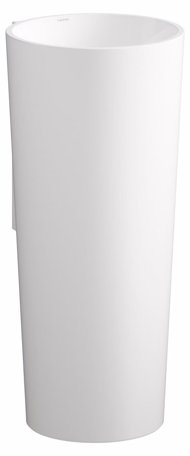 LAUFEN SCOPIO lavabos, au sol, avec fixation murale, rond, 1 trou pour robinet, sans trop-plein, 400x500x900mm, H511CO40001111, H511CO40001111