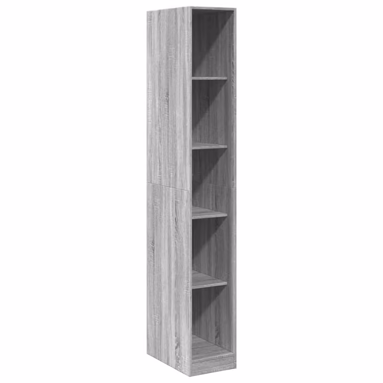 Armadio Grigio Sonoma 30x50x200 cm in Legno tecnico