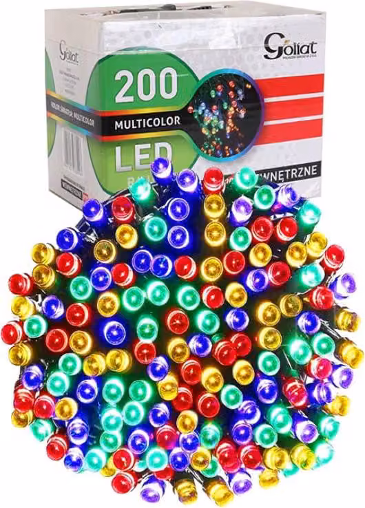 Luci per albero di Natale 200 led multicolore per interni in anello