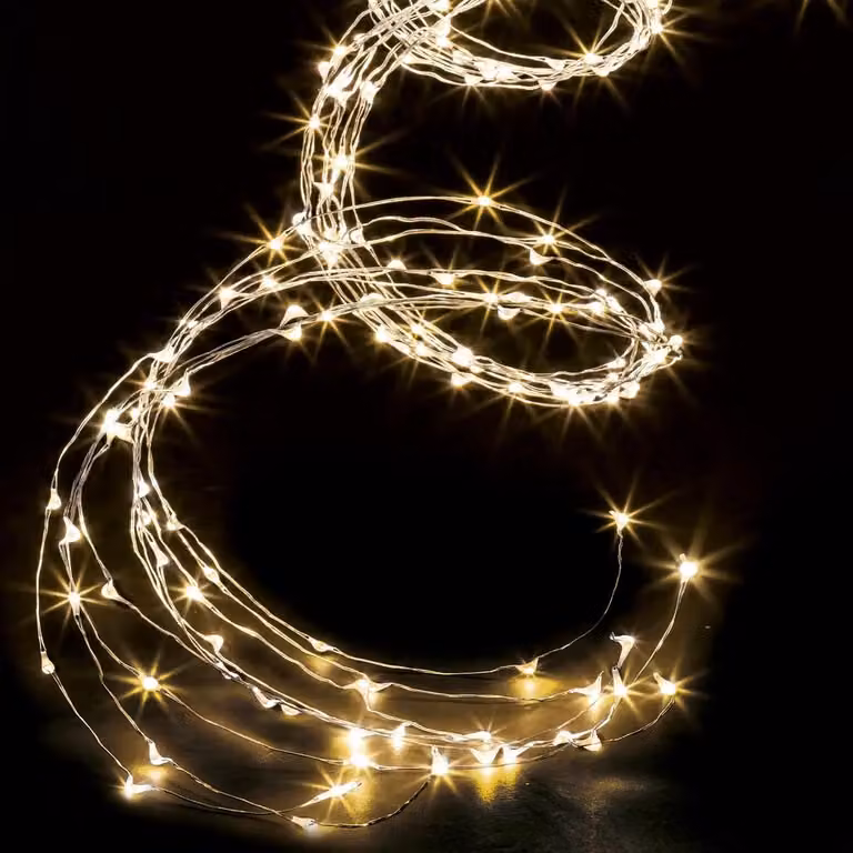 Luci fiabesche per esterni, a cascata, 600 LED