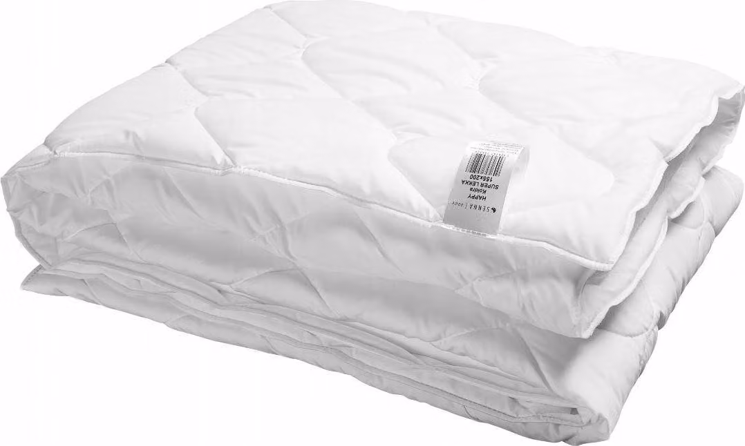 Piumino, piumino estivo super leggero antiallergico Happy 200x220cm bianco