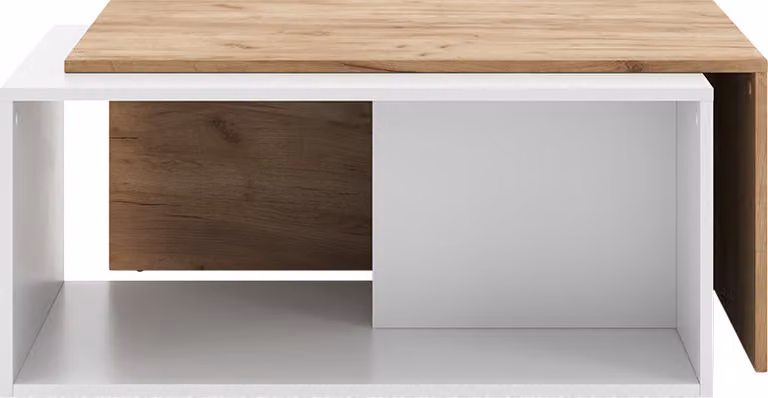 Tavolino da salotto Vicco Paul Rovere bianco/dorato 90 x 48 cm, Model 54644