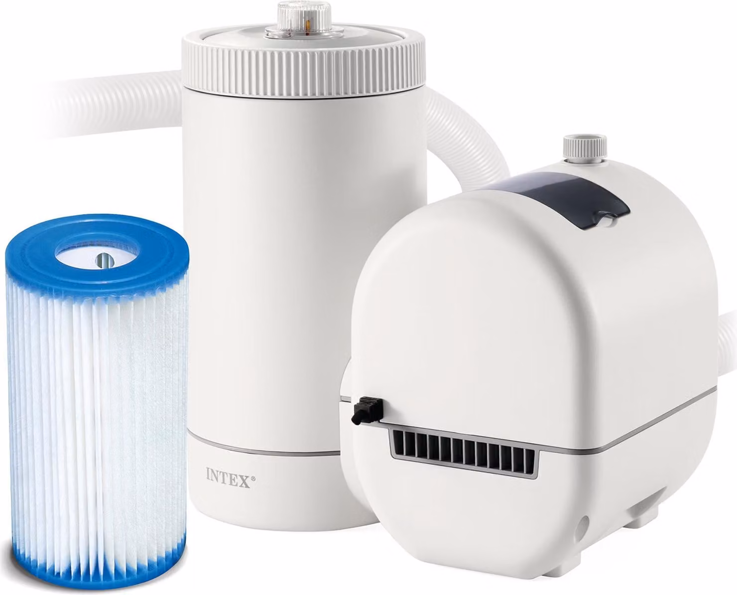 Intex 26634 Pompa per piscina a filtrazione a cartuccia ad alte prestazioni con tecnologia di idro-aerazione - 9463 l/h