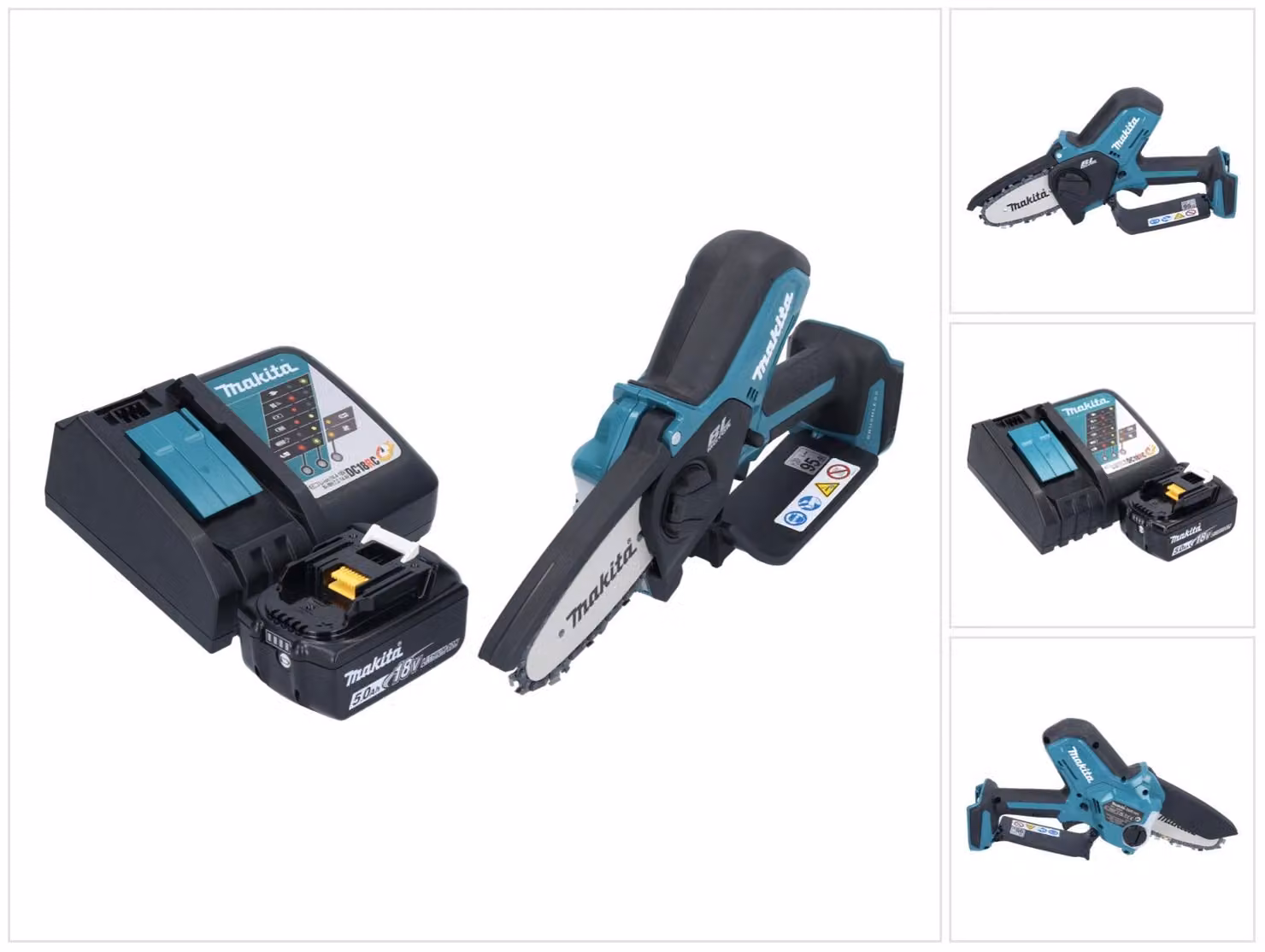 Makita DUC 101 RT1 18 V 10 cm Brushless + 1x batteria 5,0 Ah + caricabatterie