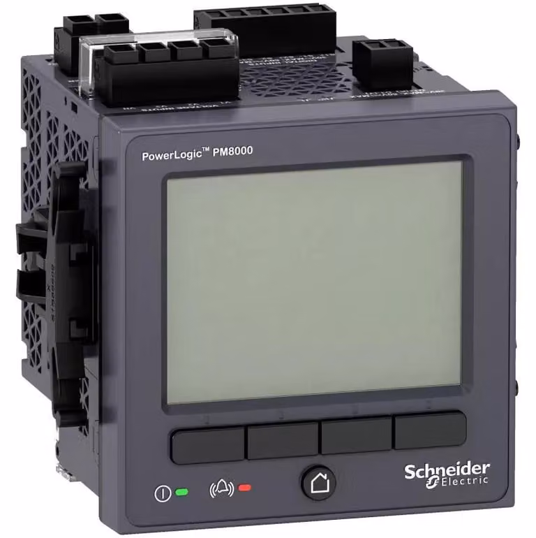 Analizzatore di rete Schneider Electric ION Classe A, PowerLogic PM8310, Advanced, display integrato, 512 MB, 512 campioni/periodo, DC METSEPM8310