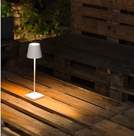 Faro Barcelona Lampada da Tavolo Portatile per Esterni LED Ricaricabile Dimmerabile Colore Bianco – 2
