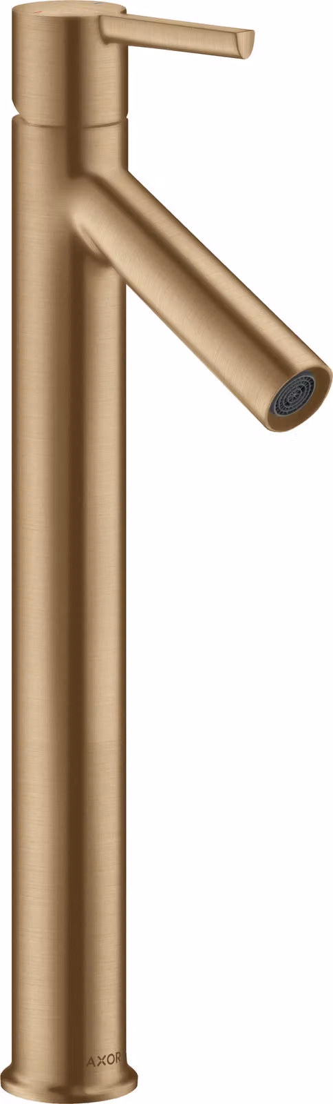 hansgrohe AXOR Starck Mitigeur monocommande de lavabo 250 pour lavabo avec poignée sans timon, chromé, 10103140, 10103140