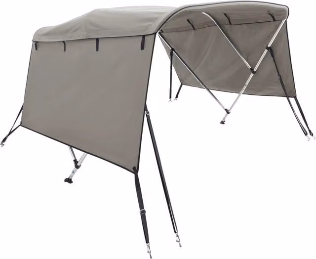 Bimini di Prua con Pareti Laterali 3 Archi 183x(185-198)x137cm CFW2562777