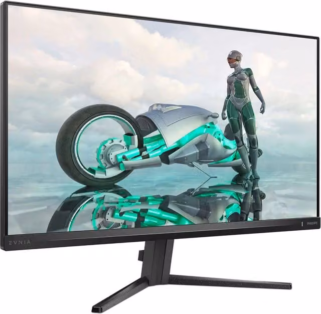 Monitor Gaming Philips Evnia 3000 27" QHD 1440p VA 180Hz Grigio/Nero con HDMI e DisplayPort