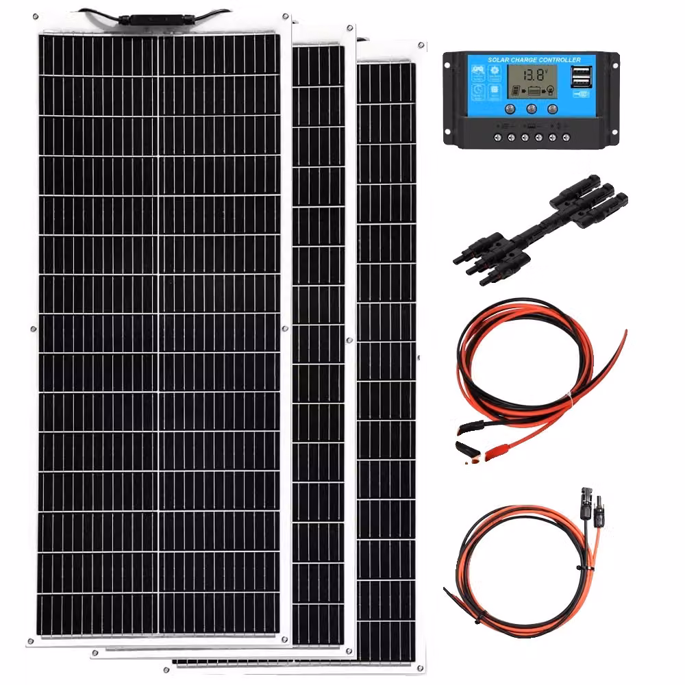 Pannello solare flessibile, 100W-1000W, alta efficienza e peso ridotto, set solare da 300W