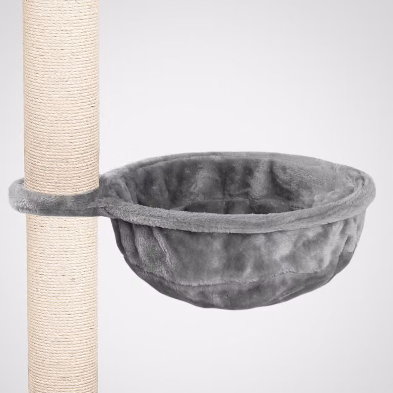 HAPPYPET Amaca per gatti per tiragraffi Ø40 cm – Ricambio per cuccia per gatti XL – Cuccia robusta con telaio in metallo – Cuccia per gatti per tiragraffi – fino a 15 kg