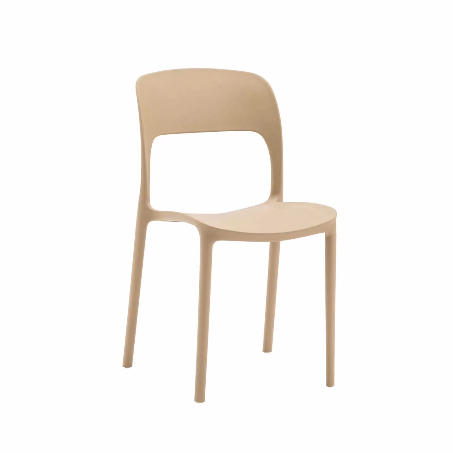Set di 4 sedie SOUTH BEACH in polipropilene beige